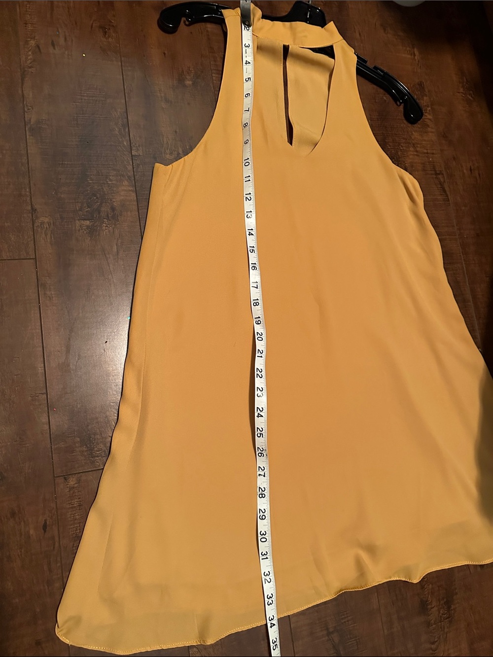 Lulus Mustard Dress - Picture 7 of 10